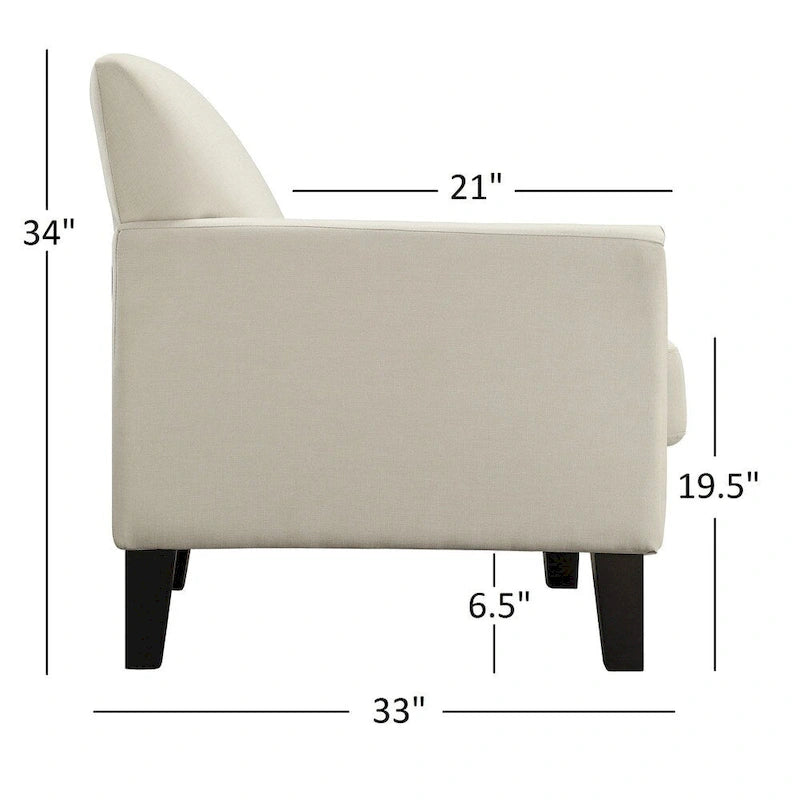 Fauteuil d'appoint moderne Uptown