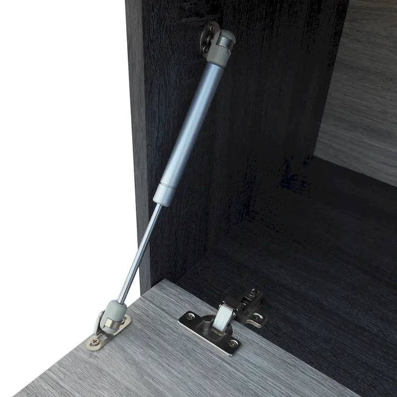 Ensemble de meuble TV Bramhall 3 pièces gris en faux bois par Christopher Knight Home