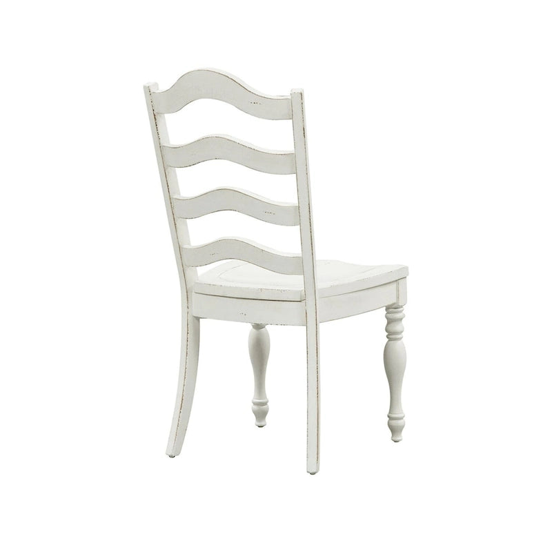 Magnolia Manor - Chaises de salle à manger à barreaux en blanc antique (lot de 2)