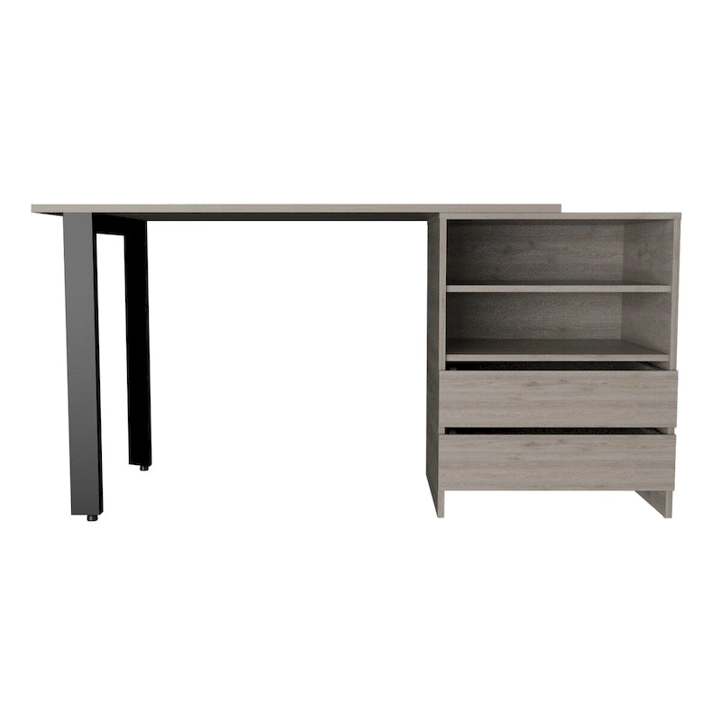 Bureau pour bureau, salon, appartement, gris clair