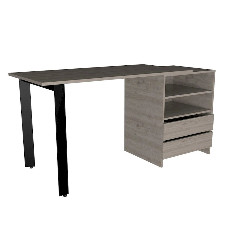 Bureau pour bureau, salon, appartement, gris clair