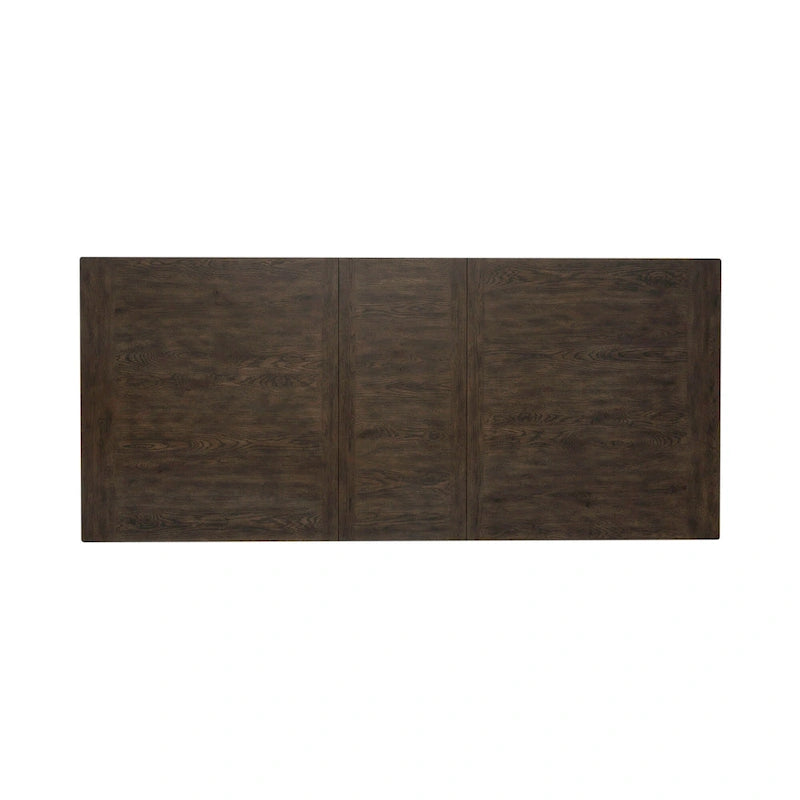 Ensemble de table rectangulaire 6 pièces marron rustique Midland Falls