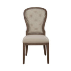 Ensemble de table à piedestal Americana Farmhouse taupe poudré avec options de chaises de salle à manger